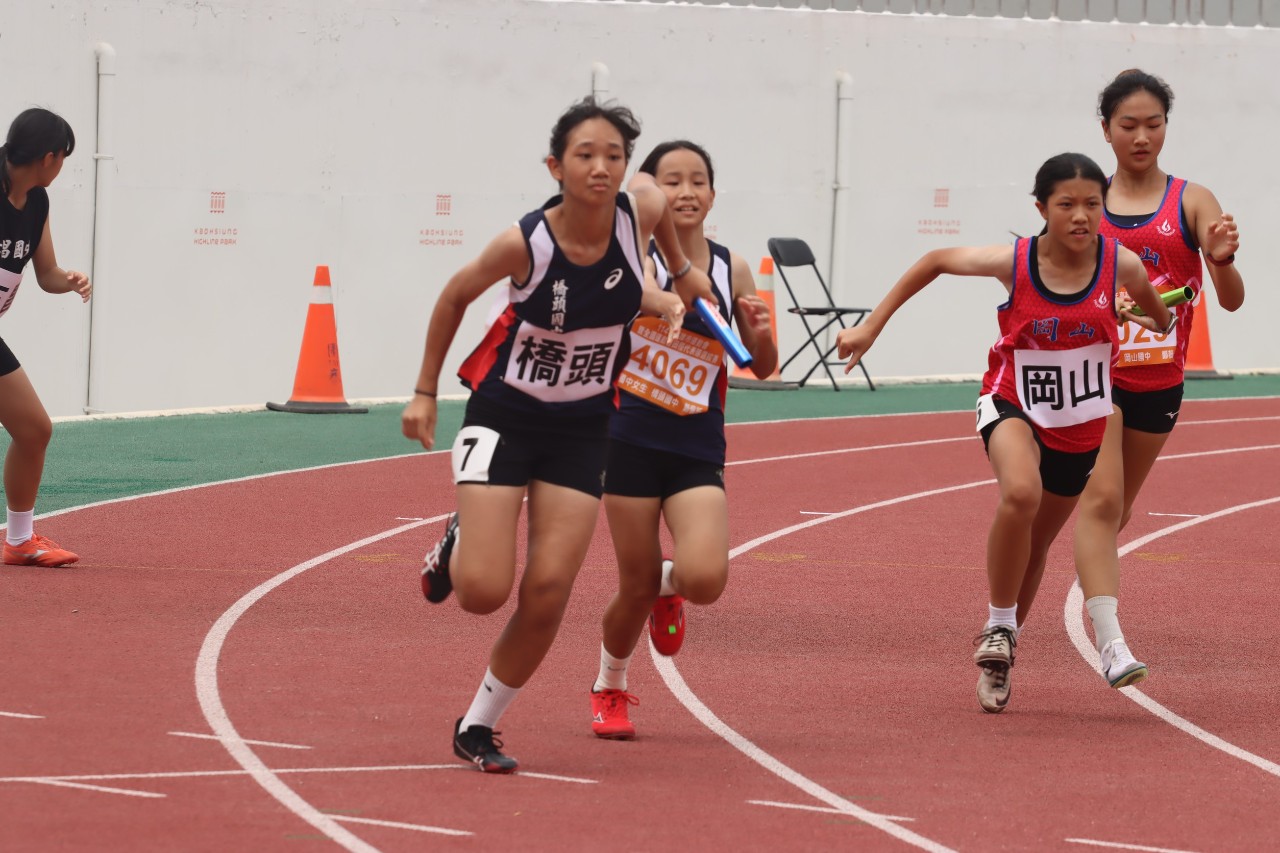 《114高雄全運選拔&中小學錦標》橋頭國中田徑隊飆出佳績