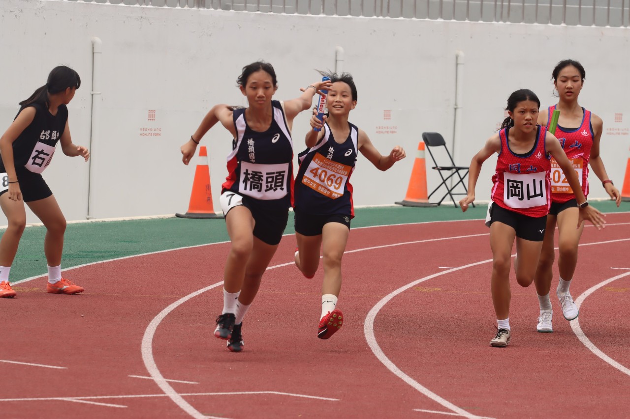 《114高雄全運選拔&中小學錦標》橋頭國中田徑隊飆出佳績